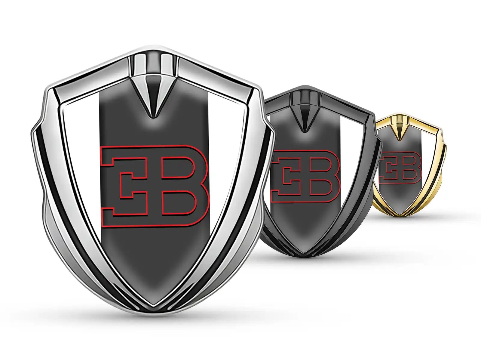 Bugatti Emblema Coche Insignia Carrera Plano Brilla Remate